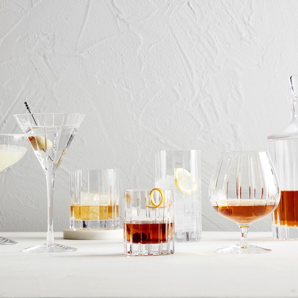 Dorset Crystal Double OldFashioned Glass Williams Sonoma Australia